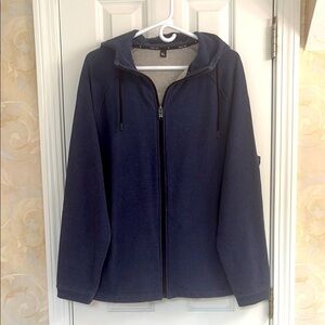 Public Rec Men's Navy Blue Cotton Blend Hooded Jacket. Size XL. EUC
